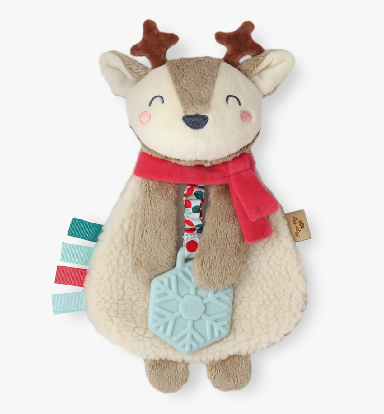 Itzy Ritzy Holiday Lovey Plush + Teether Toy