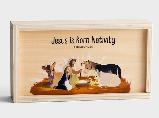 Jesus Is Born - Biblebox Nativity Set