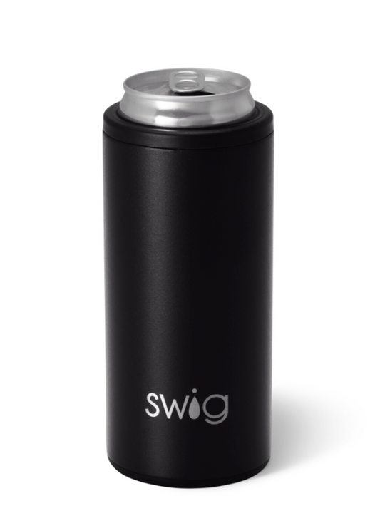 Solid Colored Skinny Can Cooler