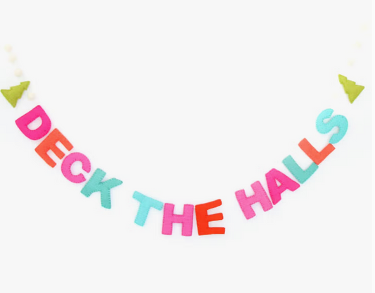 Deck the Halls Felt Garland