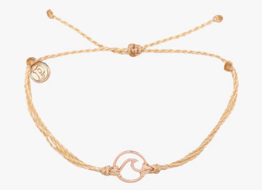 Pura Vida Rose Gold Wave Bracelet