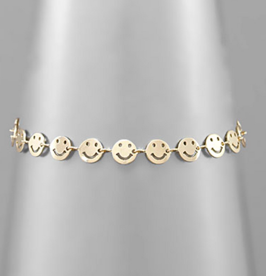 Smile Face Charm Bracelet