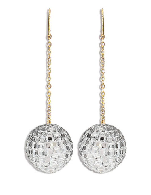 Disco Ball Dangle Earrings