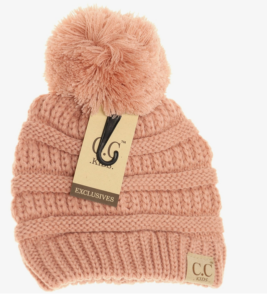 Kids Single Pom C.C Beanie