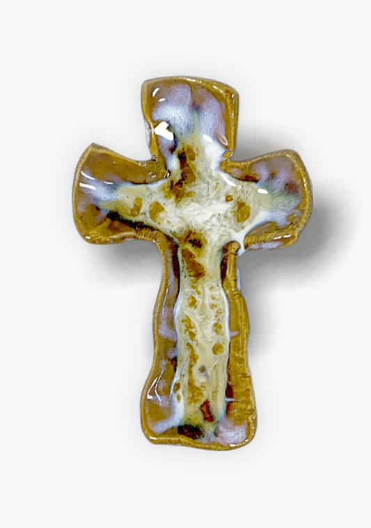Tab Boren Pottery Prayer Cross