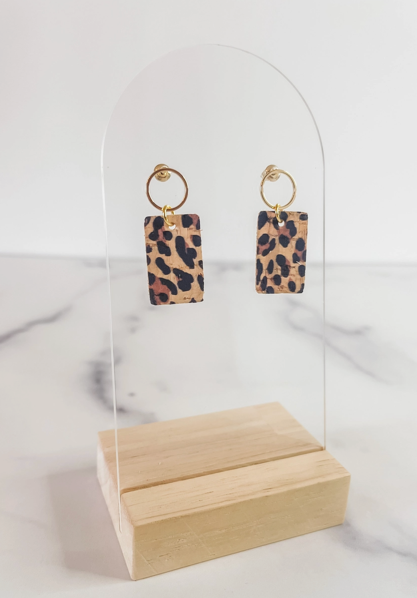 Tenley Mini Leather Earrings