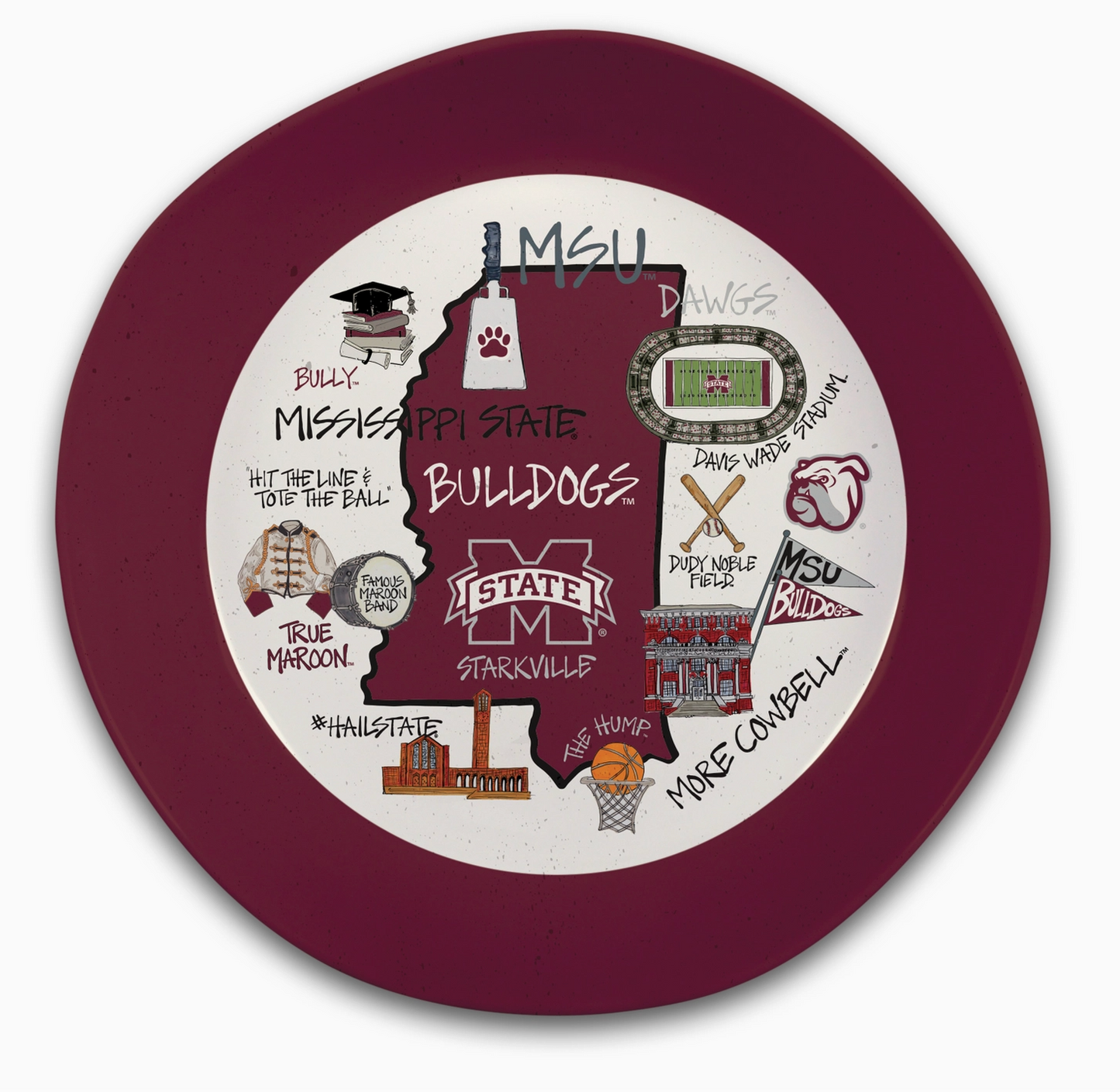 Collegiate 13.5" Melamine Bowl