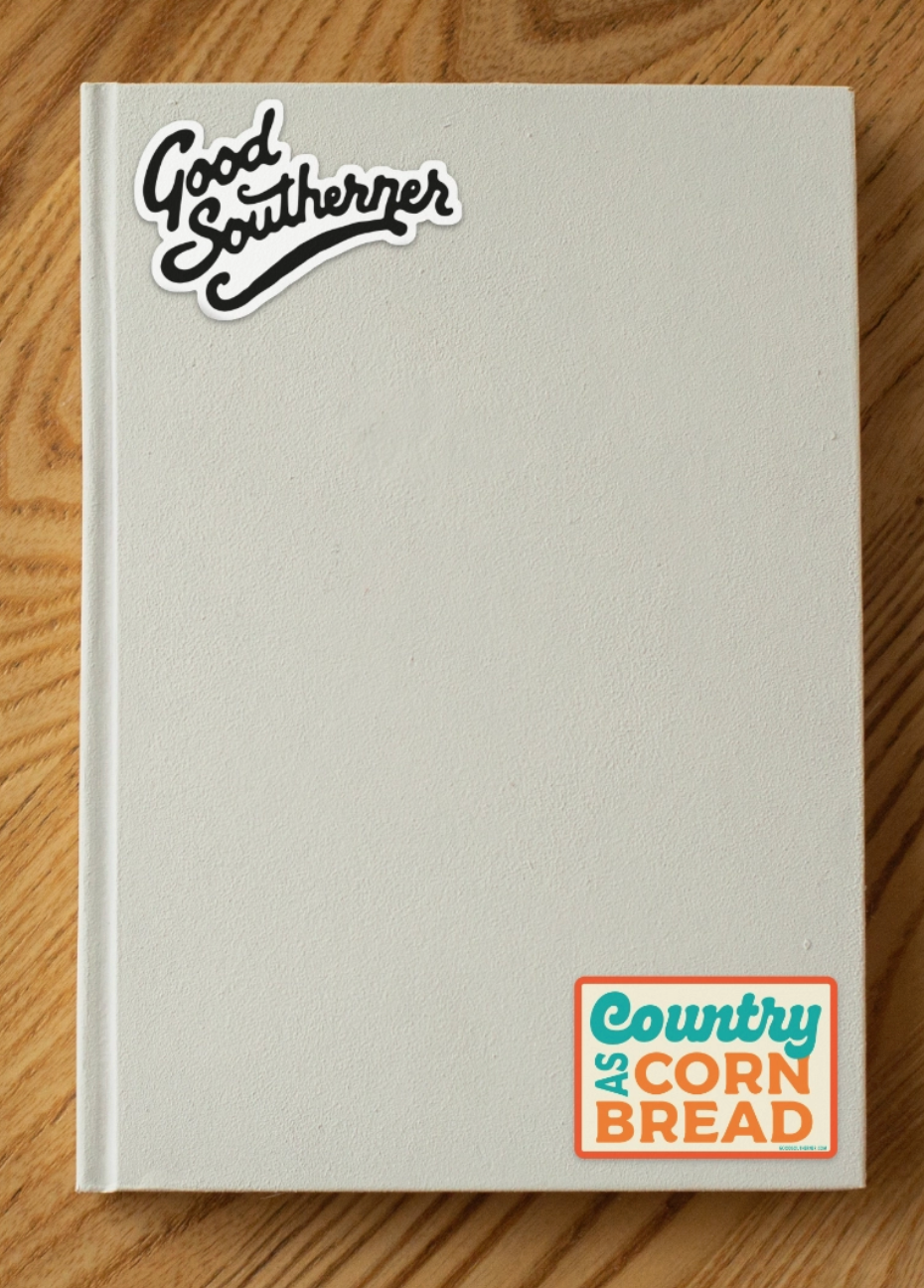 Country As Cornbread Sticker