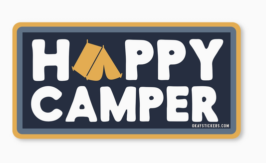 Happy Camper Sticker