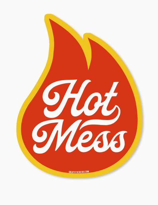 Hot Mess "Flame" Sticker