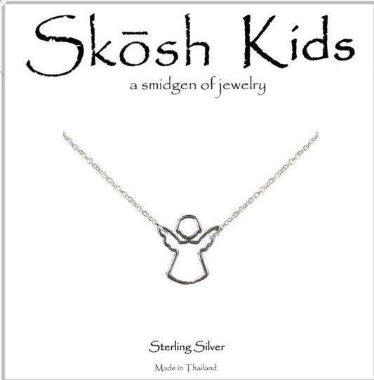 Skosh Angel Outline Necklace