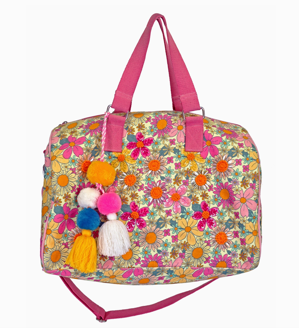 Fancy Floral Weekender Bag