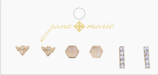 Jane Marie 3 Stud Set