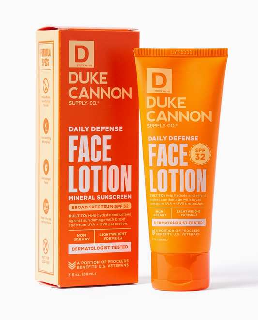 Duke Cannon Daily Defense Face Lotion