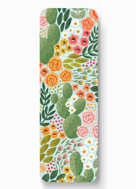 Cactus Blooms Bookmark