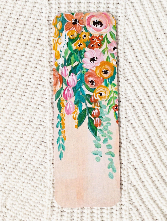 Hanging Florals Bookmark