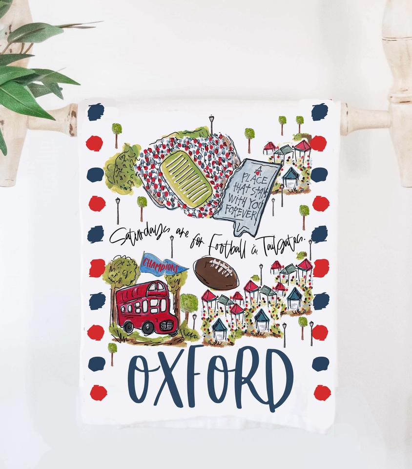 Collegiate Tea Towel