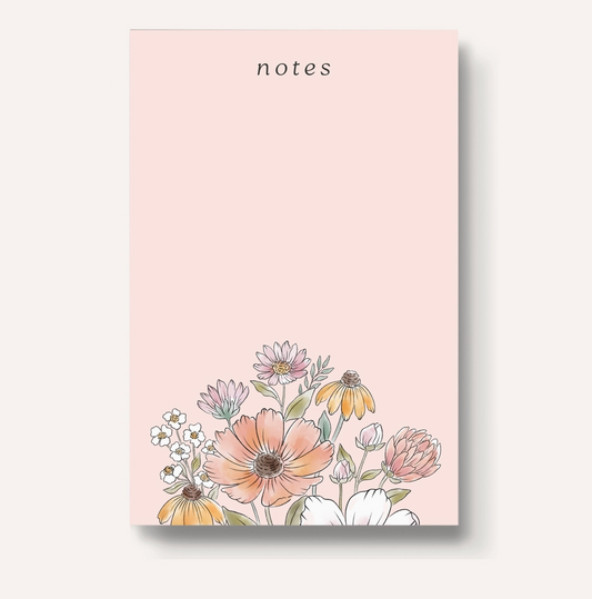 Wildflower Bunch Notes Notepad
