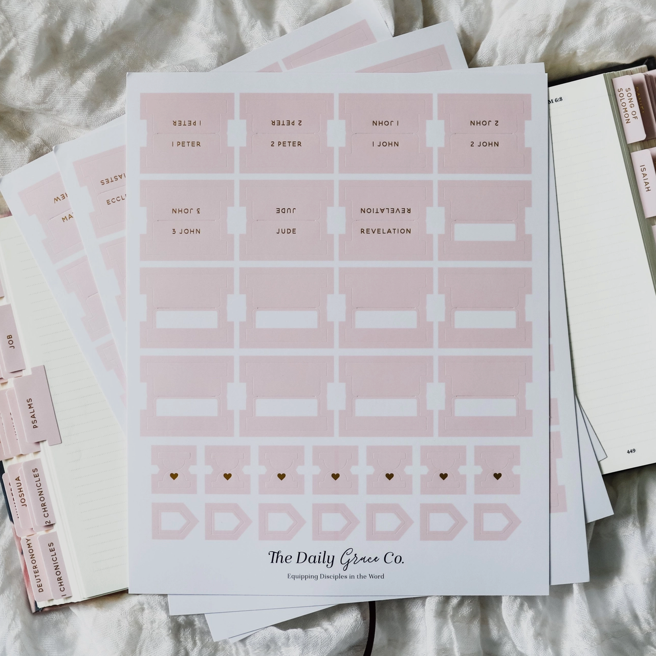 Blush Bible Tabs