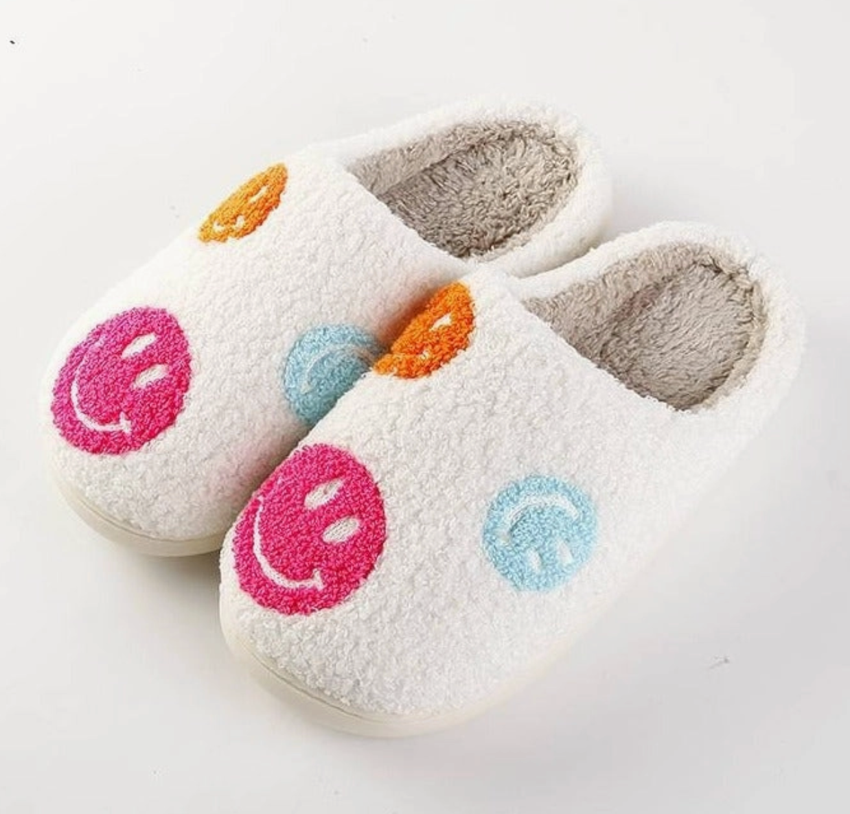 All Smiles Sherpa Slippers