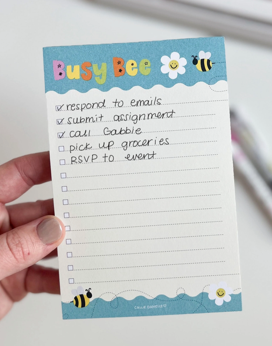 Busy Bee Notepad