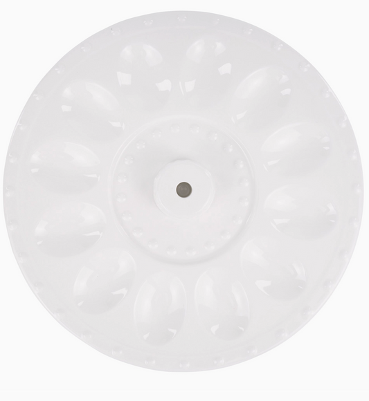 White Egg Plate
