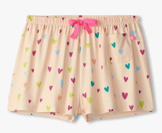 Women's Jelly Bean Hearts PJ Shorts