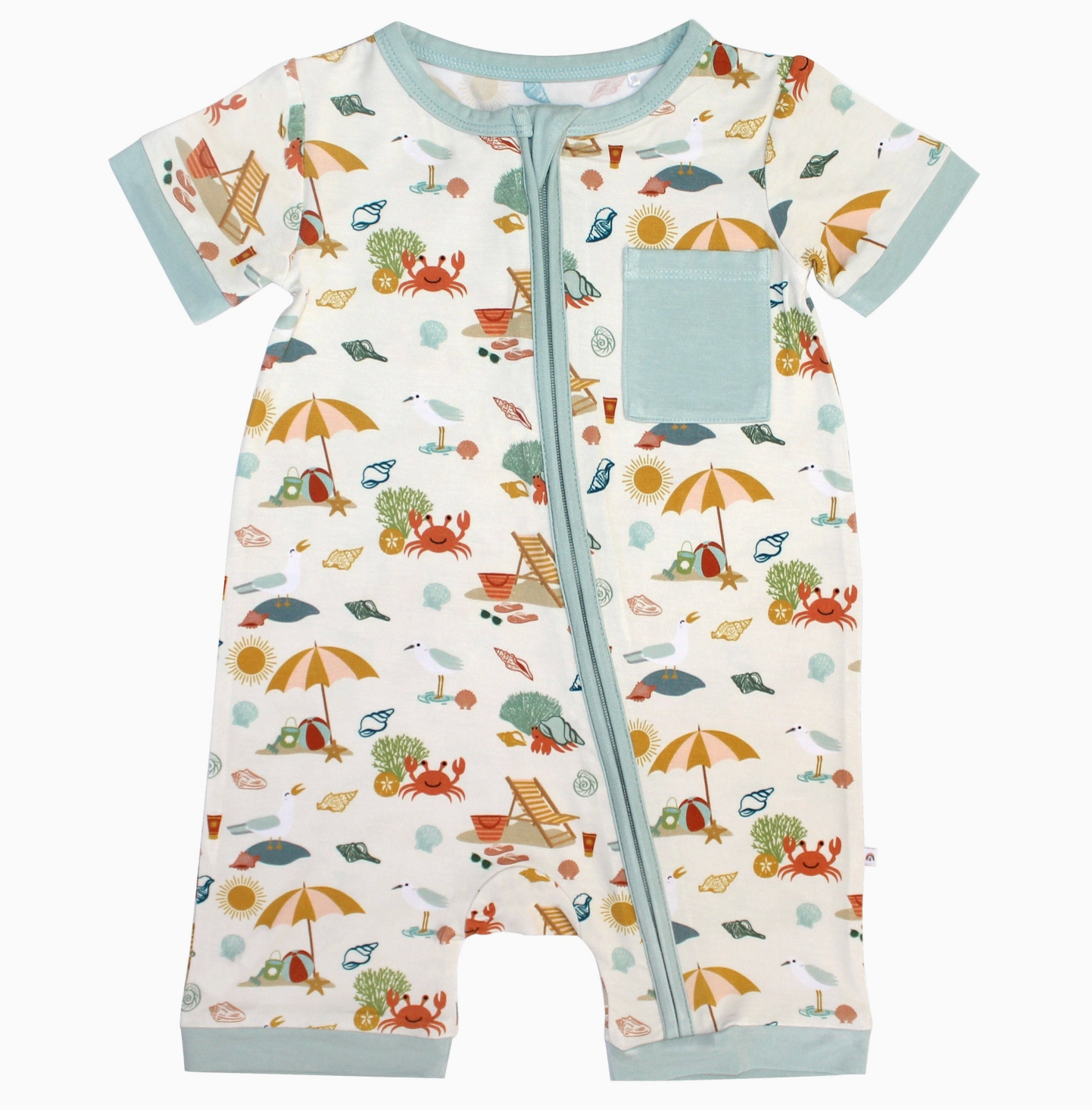 Beach Day Summer Baby Romper