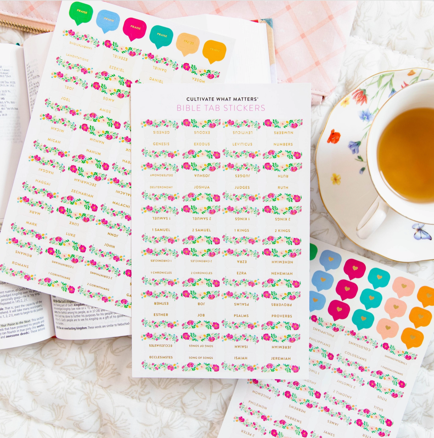 Blooms Garden Bible Tabs