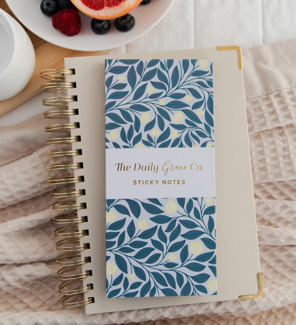 French Blue Floral Planner Stickies