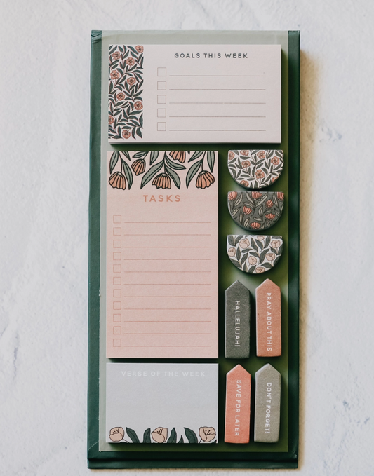 Teal Planner Stickies Set