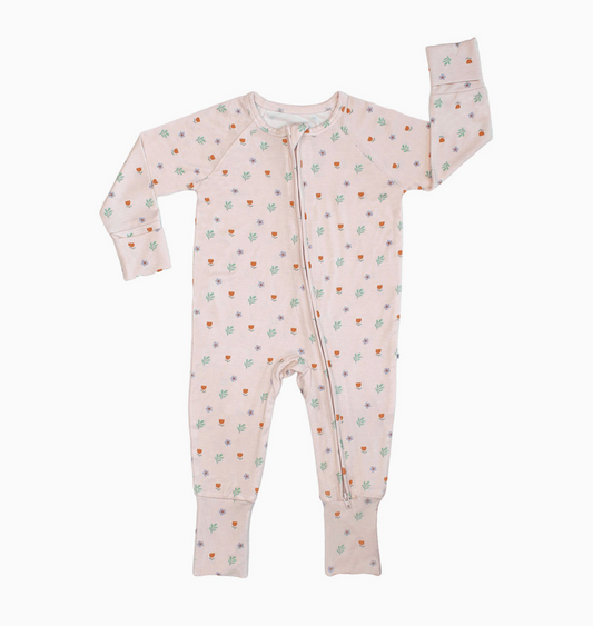 Sweet Blooms Bamboo Convertible Romper