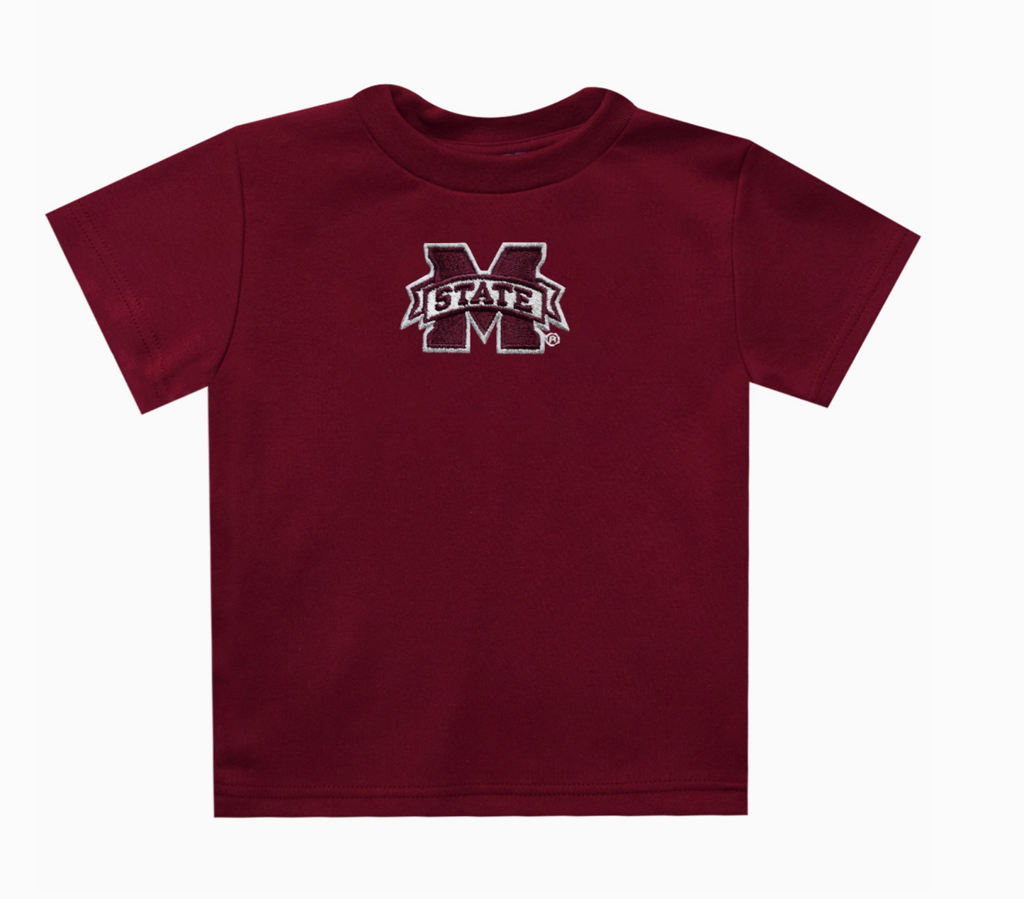 MS State Embroidered T-Shirt