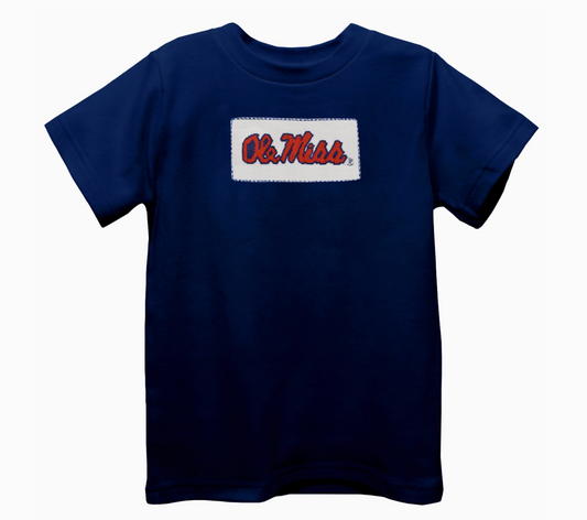 Ole Miss Smocked T-Shirt