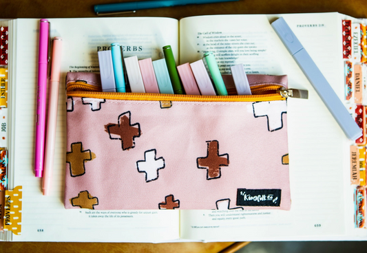 Boho Crosses Pencil Pouch