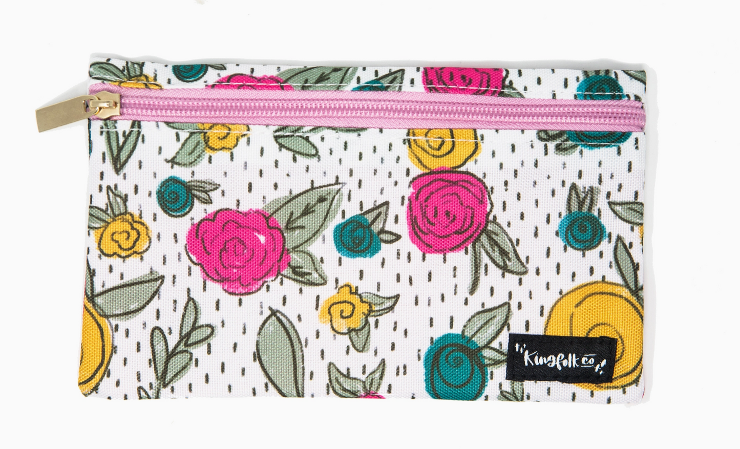 Church Floral Pencil Pouch