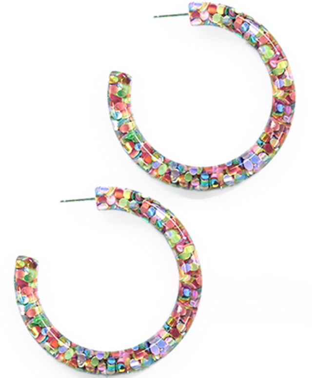 55mm Resin Acrylic Hoops