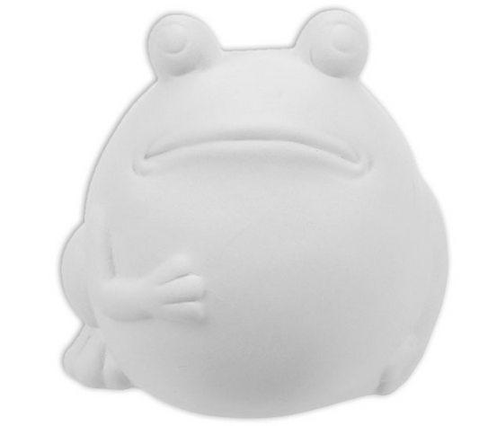 Ceramic Fat Frog Figurine