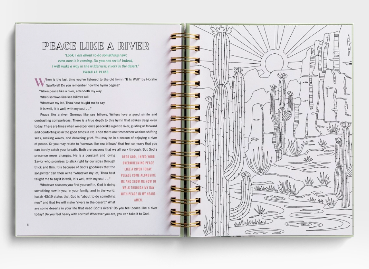 Rest For Your Soul: Devotional Coloring Book