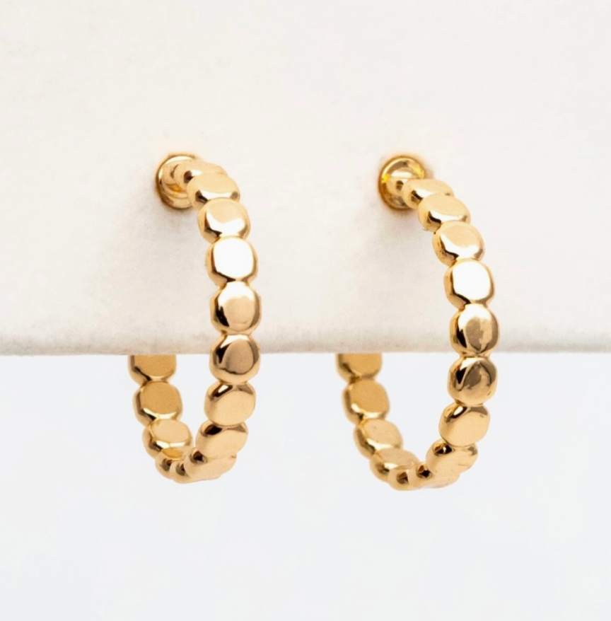 Ali Gold Plated Hoops