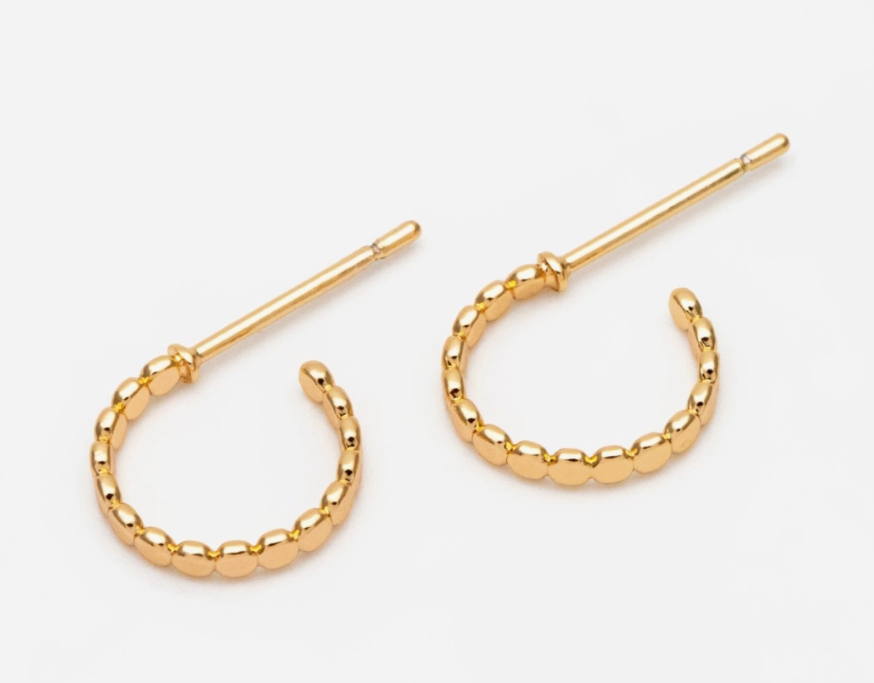 Ali Gold Plated Hoops