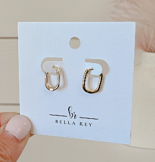 Brileigh Gold Plated Hoops