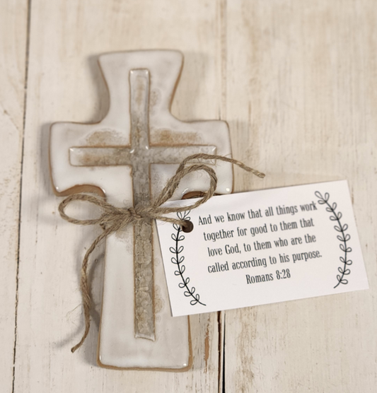 Tab Boren Pottery Spring Cross