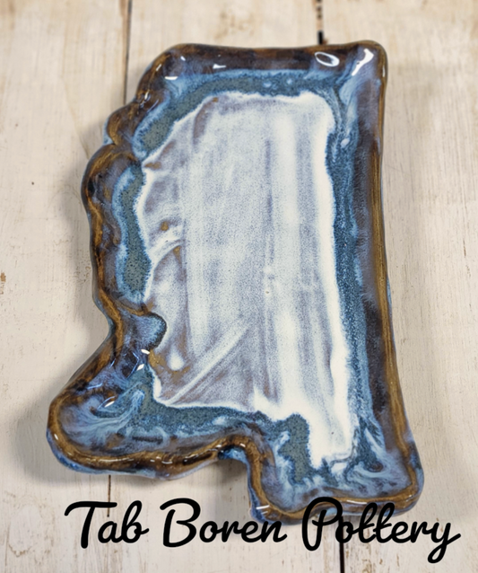 Tab Boren Pottery MS Plate #119