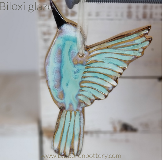 Tab Boren Pottery Hummingbird Ornament