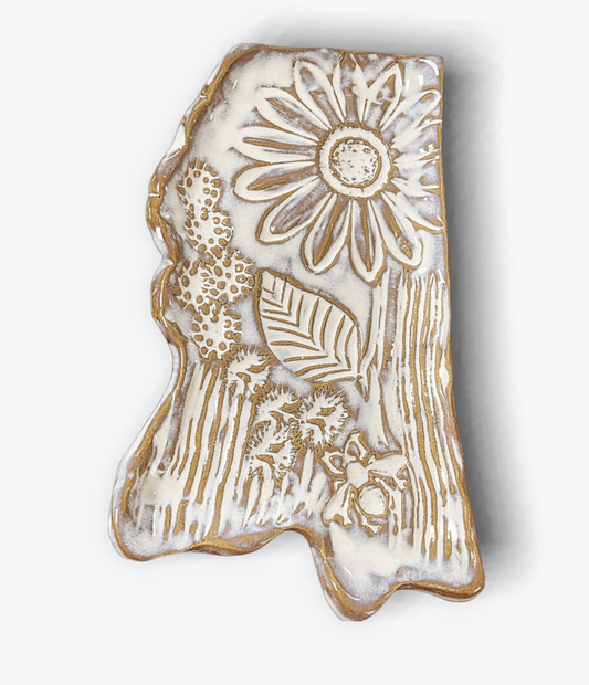 Tab Boren Pottery MS Blossom Tray #375