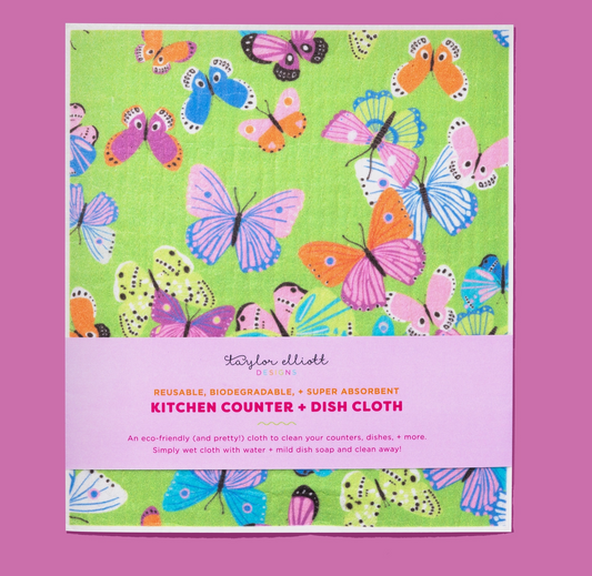 Butterfly Dish Cloth