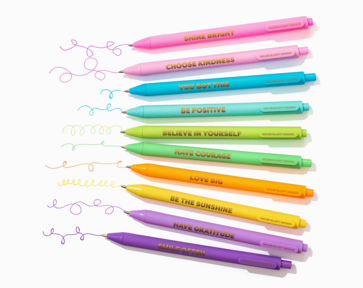 Motivational Gel Pen Set