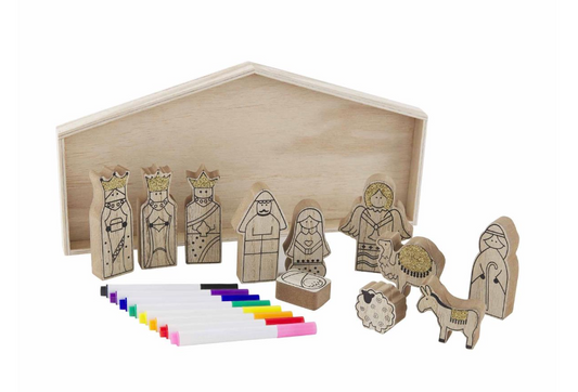 Color Yourself Nativity Set