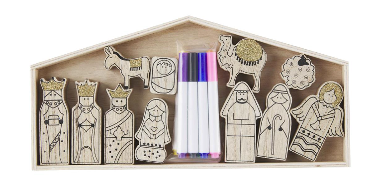 Color Yourself Nativity Set